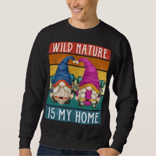 Sweatshirt Gnomes de randonneurs amusants avec sac à dos de v