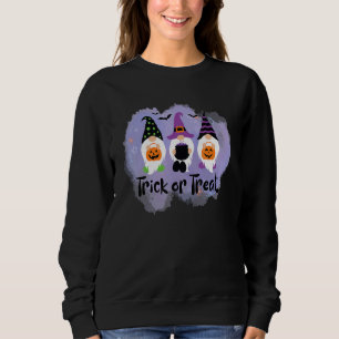 Sweatshirt Gnomes d'Halloween Impression de lettre Halloween