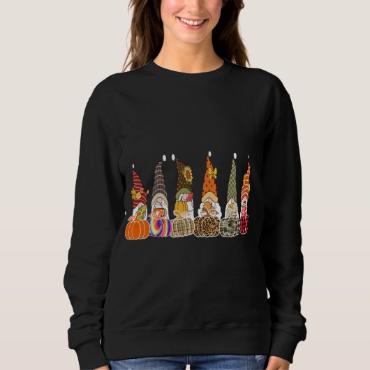 Sweatshirt Gnomes Groupes Amis Costumes Halloween Autumn Pu (Devant)