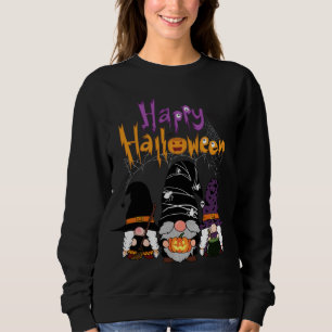 Sweatshirt Gnomes Halloween Witch Garden Gnomes Joyeux Hallow