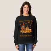 Sweatshirt Gnomes Je Porte Orange Pour La Sensibilisation RSD (Devant entier)