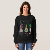 Sweatshirt Gnomes Mardi Gras Funny Gnome (Devant entier)