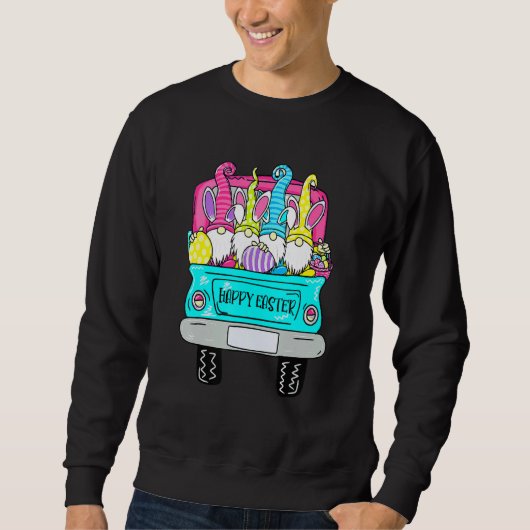 Sweatshirt Gnomes mignons Avec Oreilles De Lapin Chasse D'Oeu (Devant)