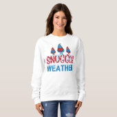 Sweatshirt Gnomes mignons Dames amusantes (Devant entier)