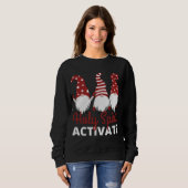 Sweatshirt Gnomes XMAS Saint-Esprit Activate - Drôle chrétien (Devant entier)
