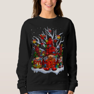 Sweatshirt Gnomies Père Noël Gnome Pajama de Noël