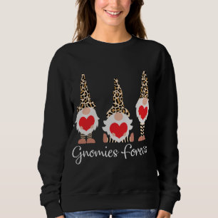 Sweatshirt Gnomies pour toujours Empreintes de léopard Gnomes