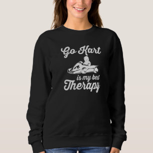 Sweatshirt Go Kart Est Ma Meilleure Thérapie Course Karting K