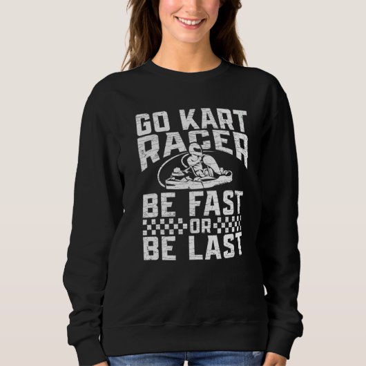 Sweatshirt Go Kart Racing Karting (Devant)