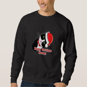 Sweatshirt Go Kewl Graphics Père Noël Cat