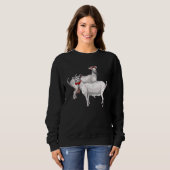 Sweatshirt Goat Pair Goat Couple Goat Goat Farm (Devant entier)