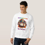 Sweatshirt Gobble Gobble Y'all Funky Retro Thanksgiving (Devant entier)