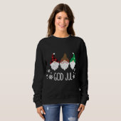 Sweatshirt God Jul Swedish Joyer Noël Norwegian Cute Gno (Devant entier)