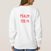 Sweatshirt God Made Me Cool Psalm 139:14 Scripture (Dos)