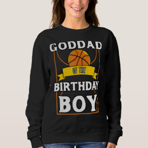 Sweatshirt Goddad De L'Anniversaire Baller Basketball Anniver