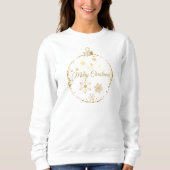Sweatshirt Gold Christmas (Devant)