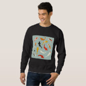 Sweatshirt Gold Koi Fish (Devant entier)