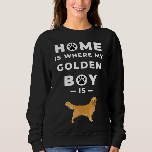 Sweatshirt Golden Boy Retriever Scoop (Devant)