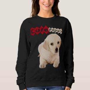 Sweatshirt Golden Cute Labrador Retriever Puppy