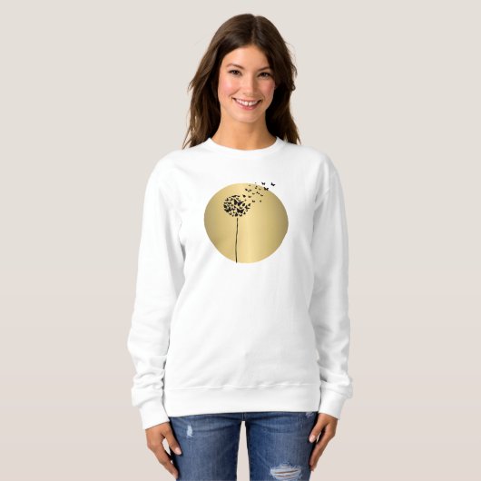 Sweatshirt Golden Dandelion (Devant entier)