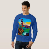 Sweatshirt Golden Gate Bridge, San Francisco (Devant entier)