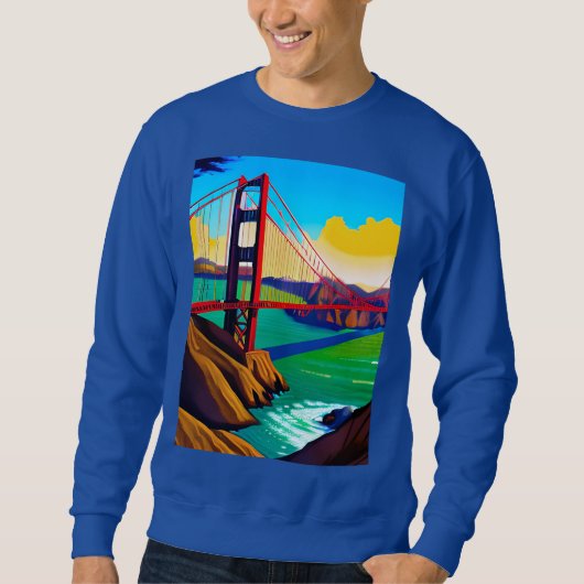 Sweatshirt Golden Gate Bridge, San Francisco (Devant)