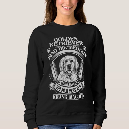 Sweatshirt Golden Retriever Chien (Devant)