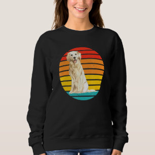 Sweatshirt Golden Retriever Dog Mama Présente, Golden Retriev
