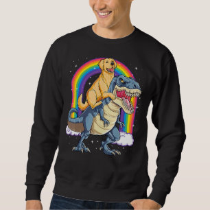 Sweatshirt Golden Retriever équitation Dinosaur Rex Boys Rain