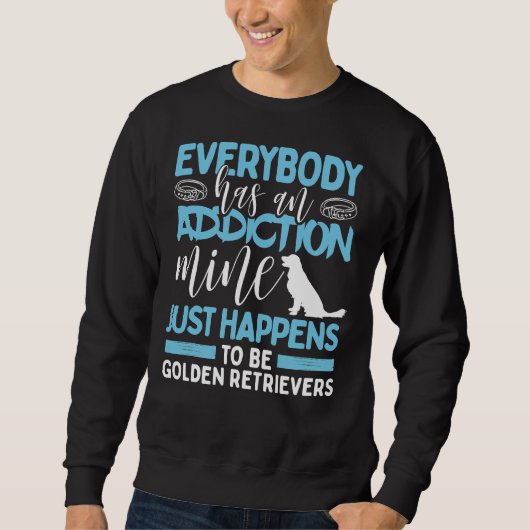 Sweatshirt Golden Retriever Funny Chien 446 (Devant)