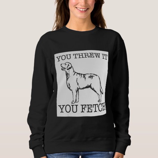 Sweatshirt Golden Retriever funny dog lover gift (Devant)