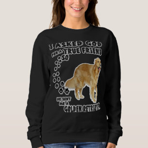 Sweatshirt Golden Retriever Maman Papa Costume mignon