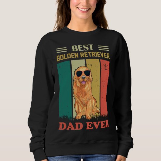 Sweatshirt Golden Retriever Papa (Devant)