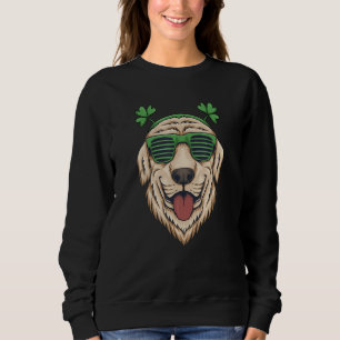 Sweatshirt Golden Retriever St Patrick's Day Irlandais Chien