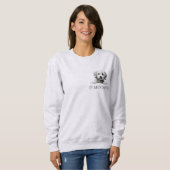 Sweatshirt Goldendoodle Chien Dessin Personnalisé À La Main (Devant entier)