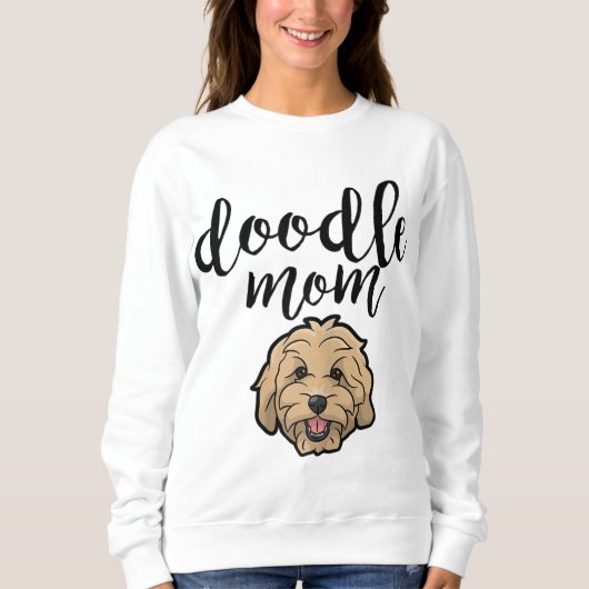 Sweatshirt Goldendoodle Chien Maman Doodle (Devant)
