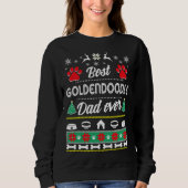 Sweatshirt Goldendoodle Dad Ugly Christmas (Devant)