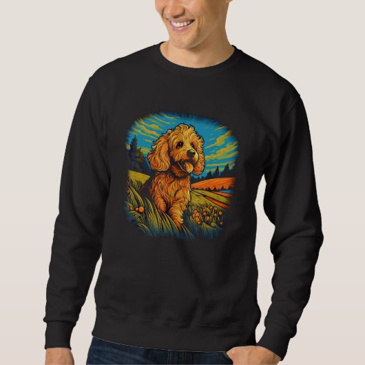Sweatshirt Goldendoodle Dood  Doodle Dog Golden Doodle 26 (Devant)