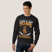 Sweatshirt Goldendoodle Home (Devant entier)