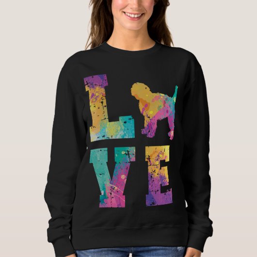 Sweatshirt Goldendoodle Love (Devant)