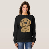 Sweatshirt Goldie Golden Retriever 521 (Devant entier)