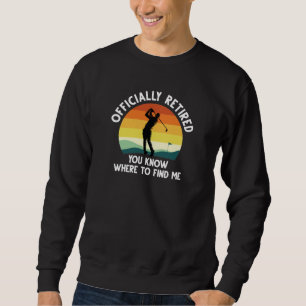 Sweatshirt Golf à la retraite officielle