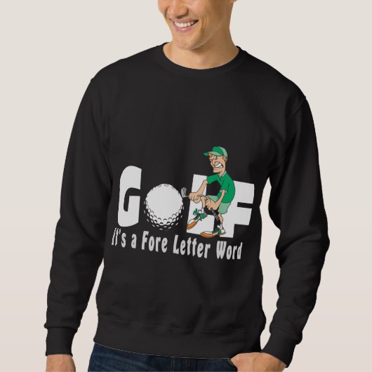 Sweatshirt Golf c'est un T-shirt antérieur de mot de lettre (Devant)