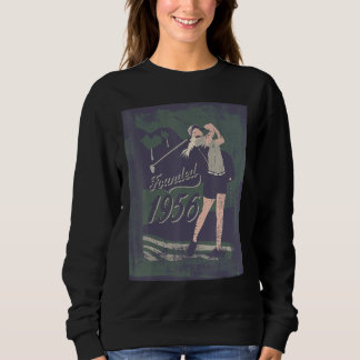 Sweatshirt Golf Club 1956 Tournoi de golf Lady Golfer Tee - s