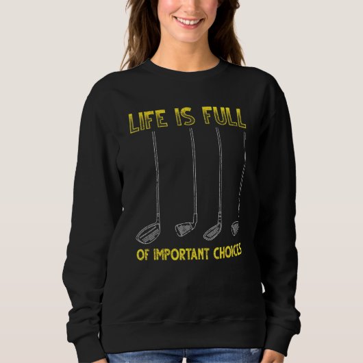 Sweatshirt Golf Club Golf Golf Golf Course Sport Hobby Golfer (Devant)