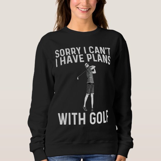 Sweatshirt Golf cool Art Pour Hommes Femmes Golf Club Ba (Devant)