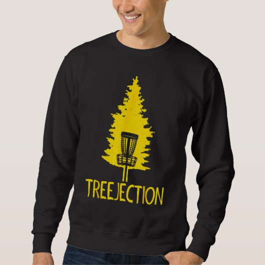 Sweatshirt Golf de disque rétro Frolf - Arbre de golf de fris (Devant)