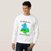 Sweatshirt Golf et retraite (Devant entier)
