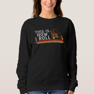 Sweatshirt Golf Funny Golfer C'Est Comme Ça Que Je Pousse Le
