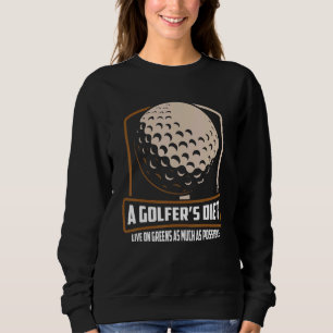 Sweatshirt Golf Golf Ball Golf Club Golf Trou de golf dans un